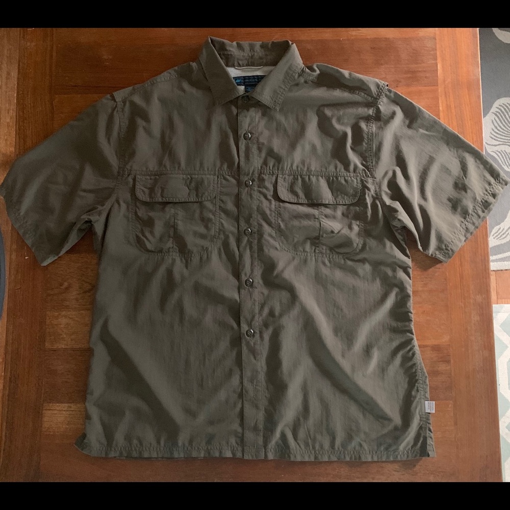 EMS Army Green Short Sleeve Shirt Large